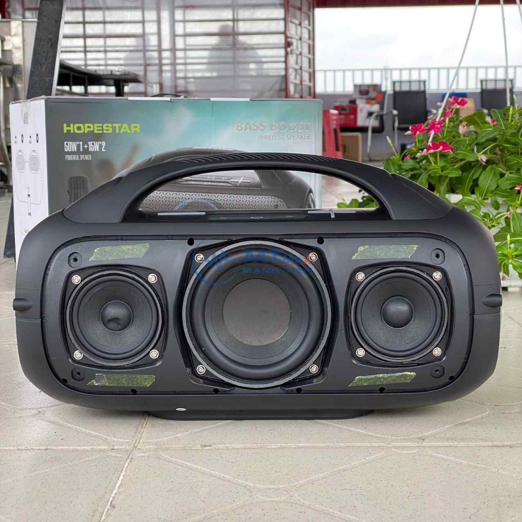 Loa Bluetooth Hopestar A50 - 80W, Pin 12.000mAh Kết Nối Đa Dạng Kèm Micro không dây. Thưởng thức âm nhạc của mình..