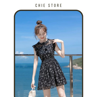 Đầm thiết kế Samy dress phối ren vải voan