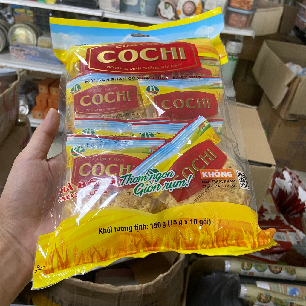 Cơm cháy Chà bông COCHI 150G - Túi 10 gói x 15G