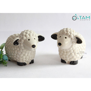 Tượng con cừu gốm béo ú TCV-CUU-01