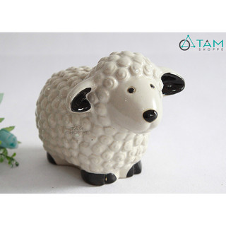 Tượng con cừu gốm béo ú TCV-CUU-01