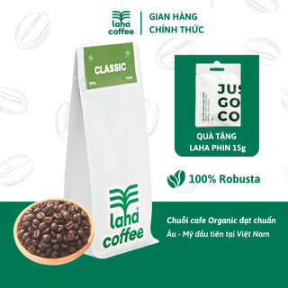 Cà phê bột rang xay classic nguyên chất 100% robusta thượng hạng pha phin pha máy đậm vị laha coffee | 100gr