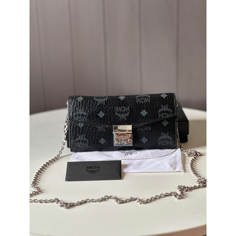 Túi ví da siêu cấp màu đen