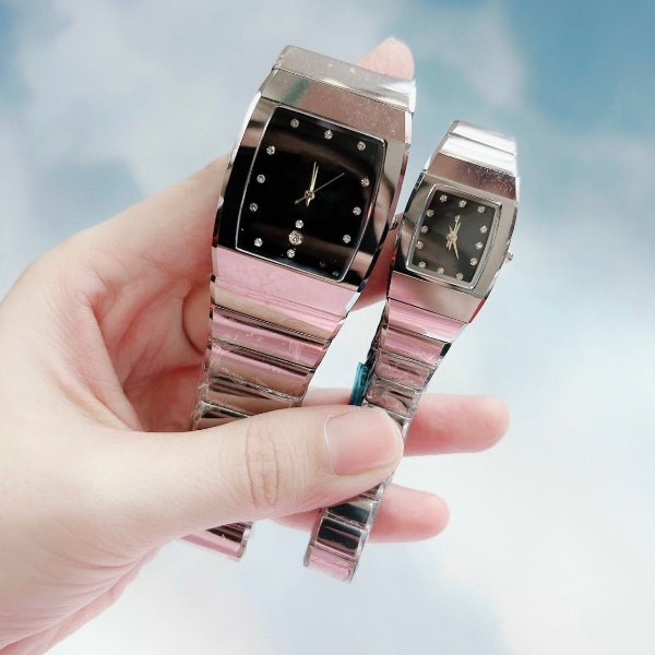 Đồng hồ nam nữ dây kim loại TB135 mặt trắng chống nước bảo hành