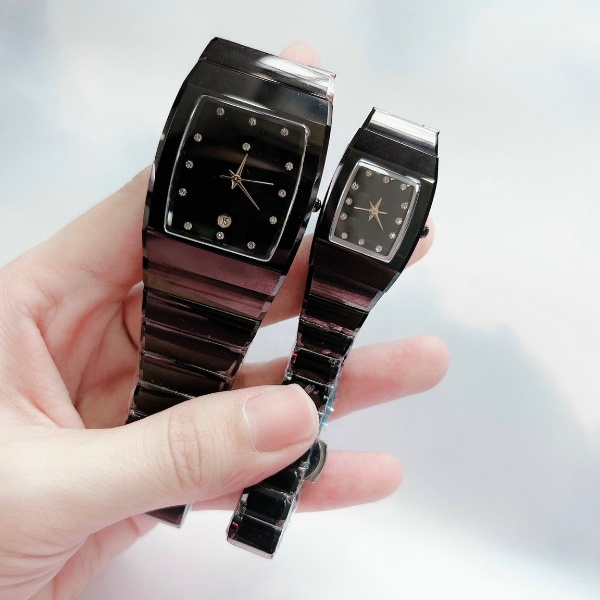 Đồng hồ nam nữ dây kim loại TB135 mặt trắng chống nước bảo hành