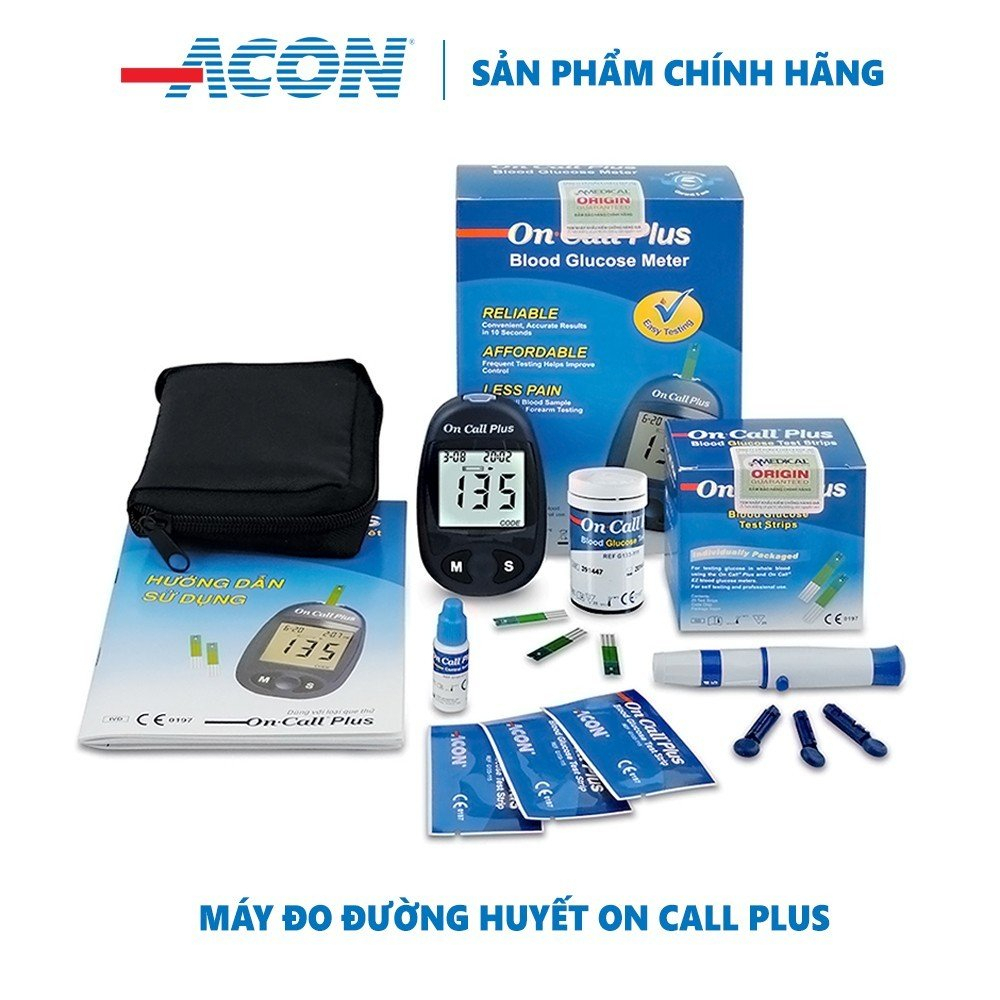Máy đo đường huyết ACON On Call Plus – 01 Bộ