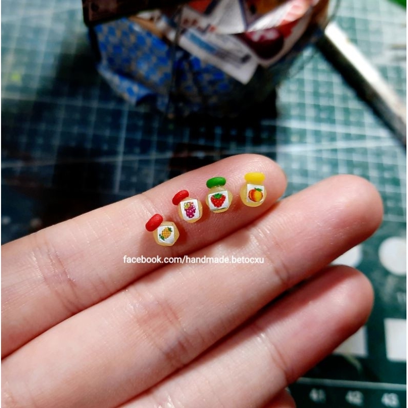 Đồ chơi miniature 1:12_ Mô hình hủ bột tuổi thơ tí hon