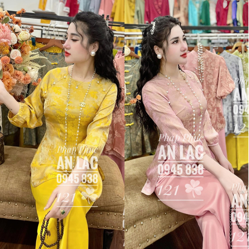 Đồ Lam Đi Chùa - Bộ Lụa Hàn Châu Đi Lễ Chùa Cao Cấp Và Sang Chảnh