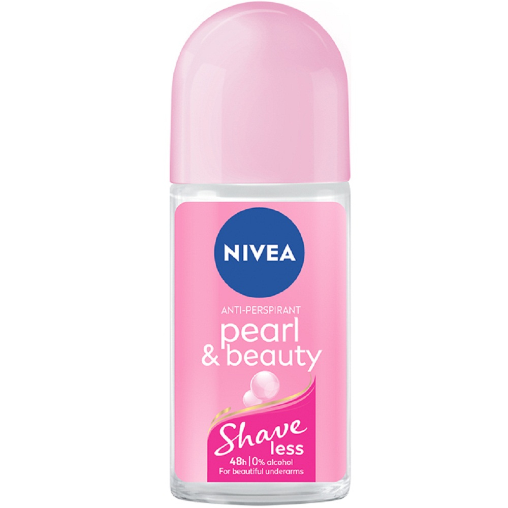 Lăn Khử Mùi Nivea Ngọc Trai Pearl & Beauty shave less 50ml