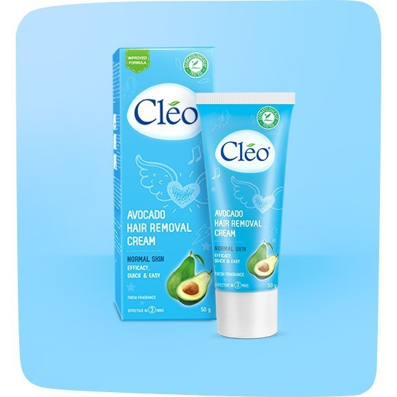 Kem tẩy lông Cleo Avocado Hair Removal Cream 50g