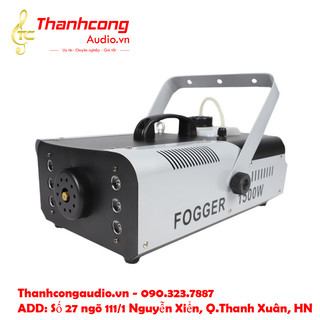 Máy phun tạo khói 1500w Fogger dòng cao cấp Có led: Cho sân khấu,studio, dj, karaoke