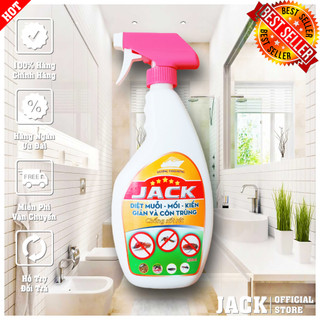 Diệt côn trùng, diệt kiến, diệt gián jack 650ml
