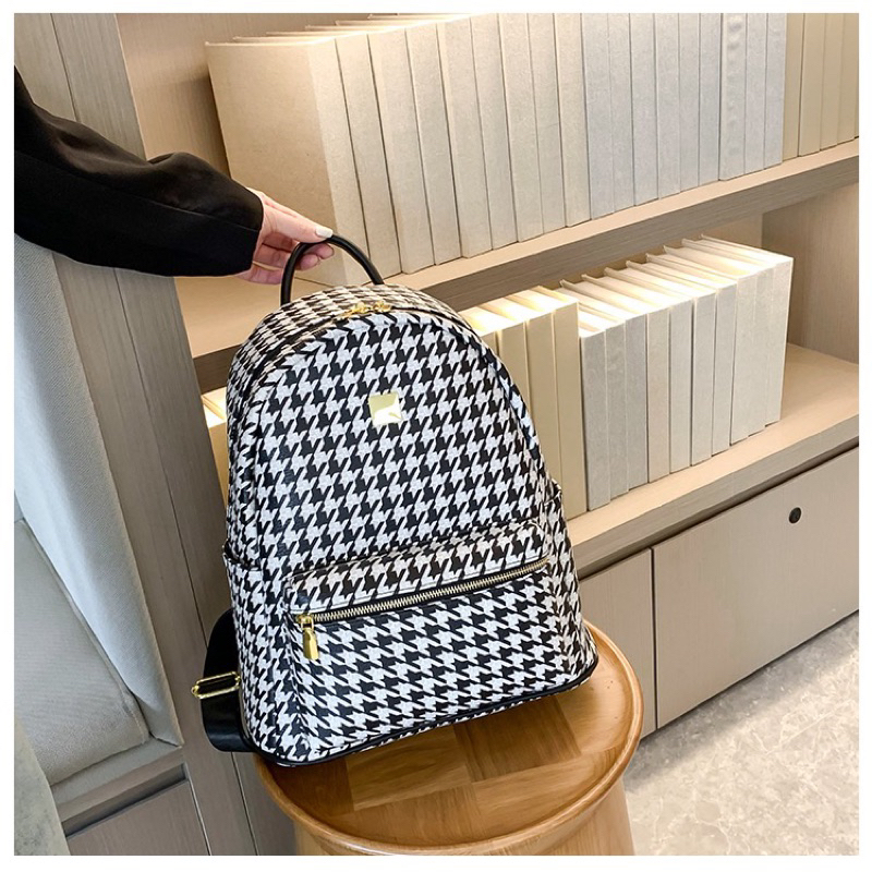 HOUNDSTOOTH BACKPACK - BALO DA HANG CAO CẤP