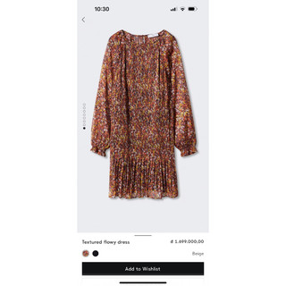 [ Mango Spain] Đầm hoa nhí Mango dòng cao cấp