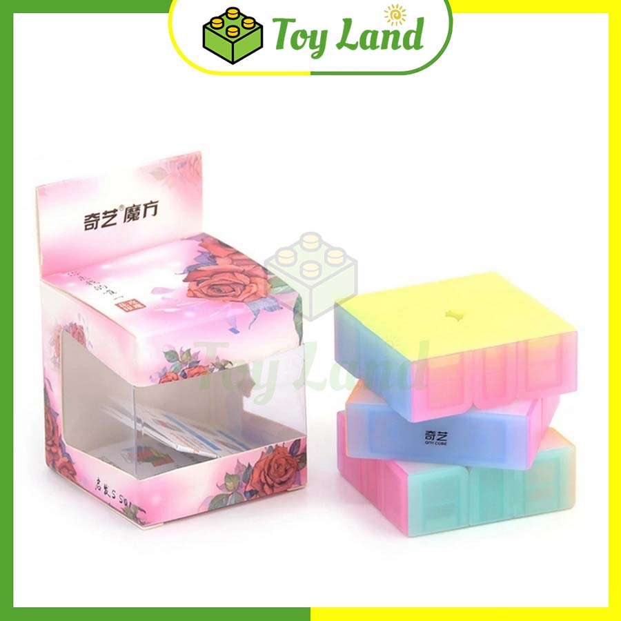 Bộ Sưu Tập Jelly QiYi Thạch Anh Rubic 2x2 3x3 4x4 5x5 Pyraminx Megaminx Skewb Đồ Chơi Lắp Ráp Xếp Hình