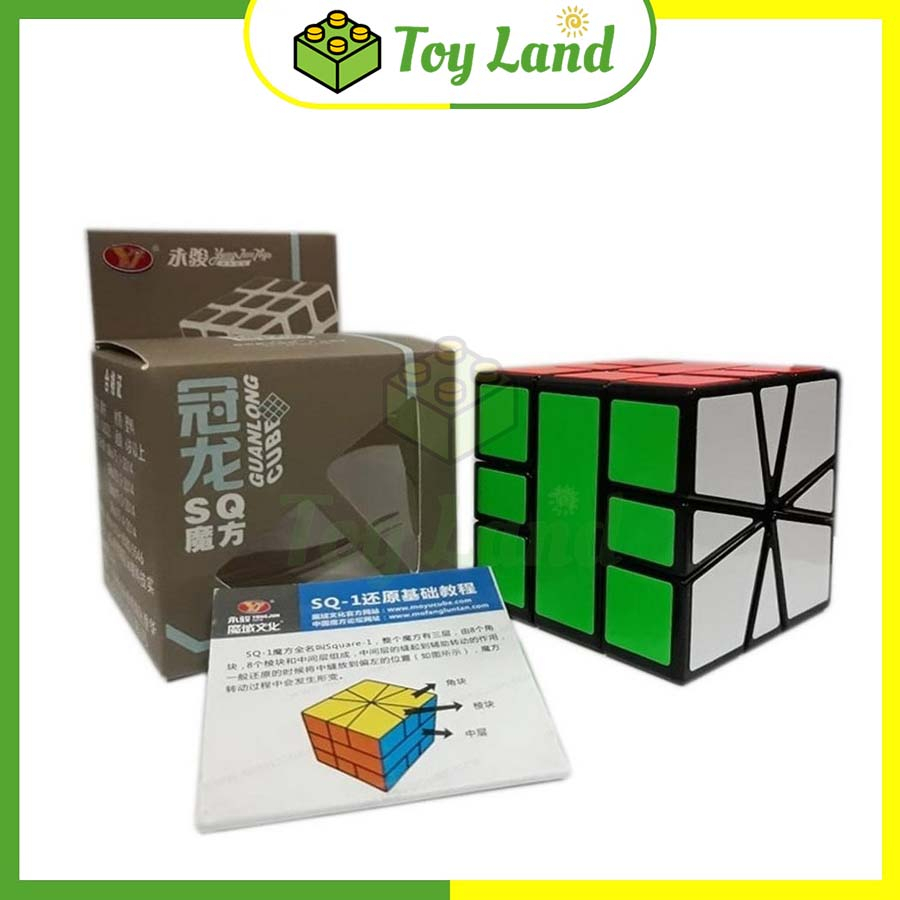 Rubik YJ Square-1 GuanLong YongJun Rubic Biến Thể SQ1 Viền Đen Đồ Chơi - Toy Land