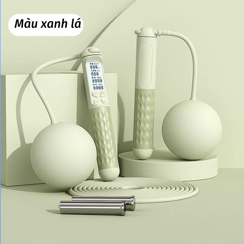 Dây Nhảy Tập Thể Dục Bộ Dây Nhảy Đếm Số Điều Chỉnh Độ Dài Dễ Dàng Màn Hình Led Thông Minh PAPAA.HOME