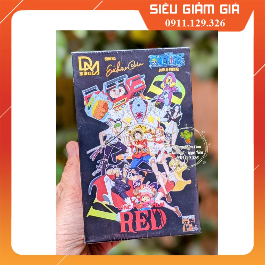 Thẻ Bài One Piece Đảo Hải Tặc Phiên Bản UTA RED FILM Nhân Phẩm Card Anime - 20Pack 100 Thẻ - Tặng 1 Pack Đặc Biệt