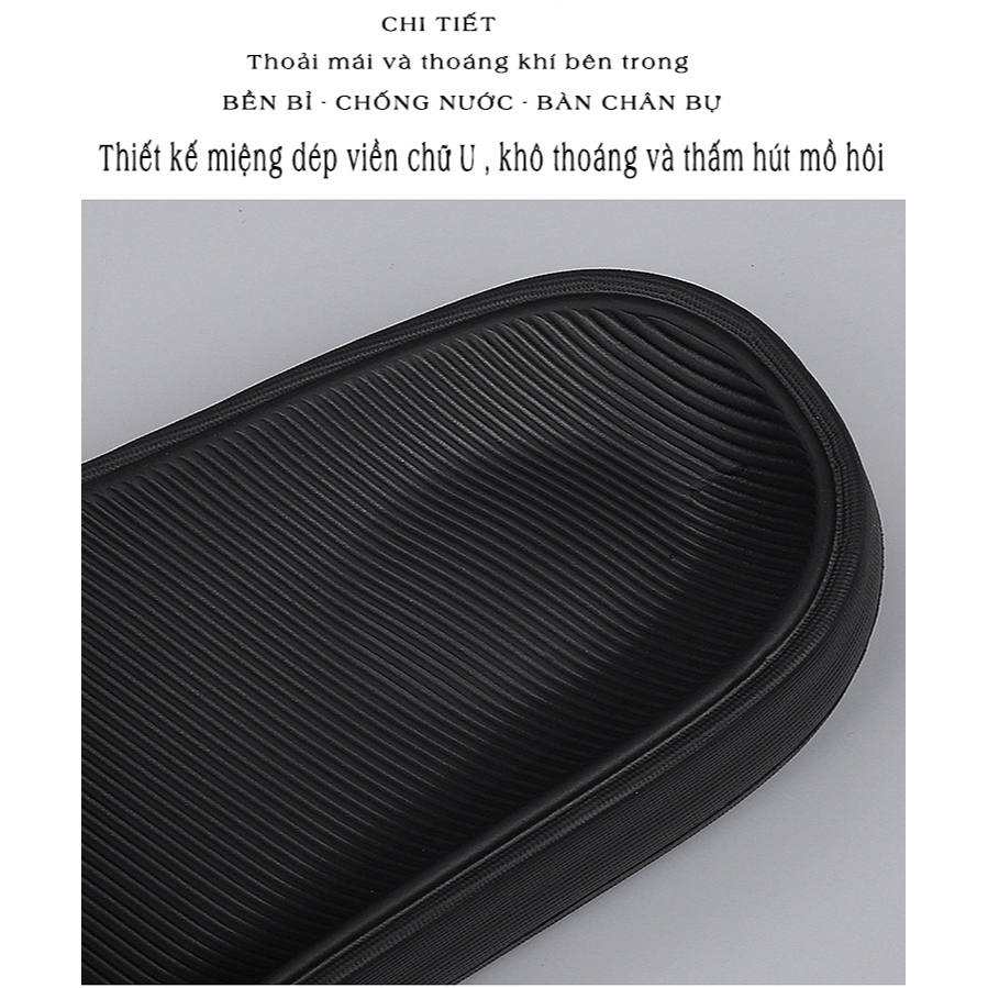 Dép Cao Su Nam Cỡ Lớn Size 44-47 ,Dép Quai Ngang ChốngTrơn Trượt Đế Cao Su Siêu Bên - QC35