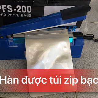 Máy hàn miệng túi  bao bì nilong, zip,...20cm, hàn nhiều loại túi khác nhau đóng gói bảo quản thực phẩm