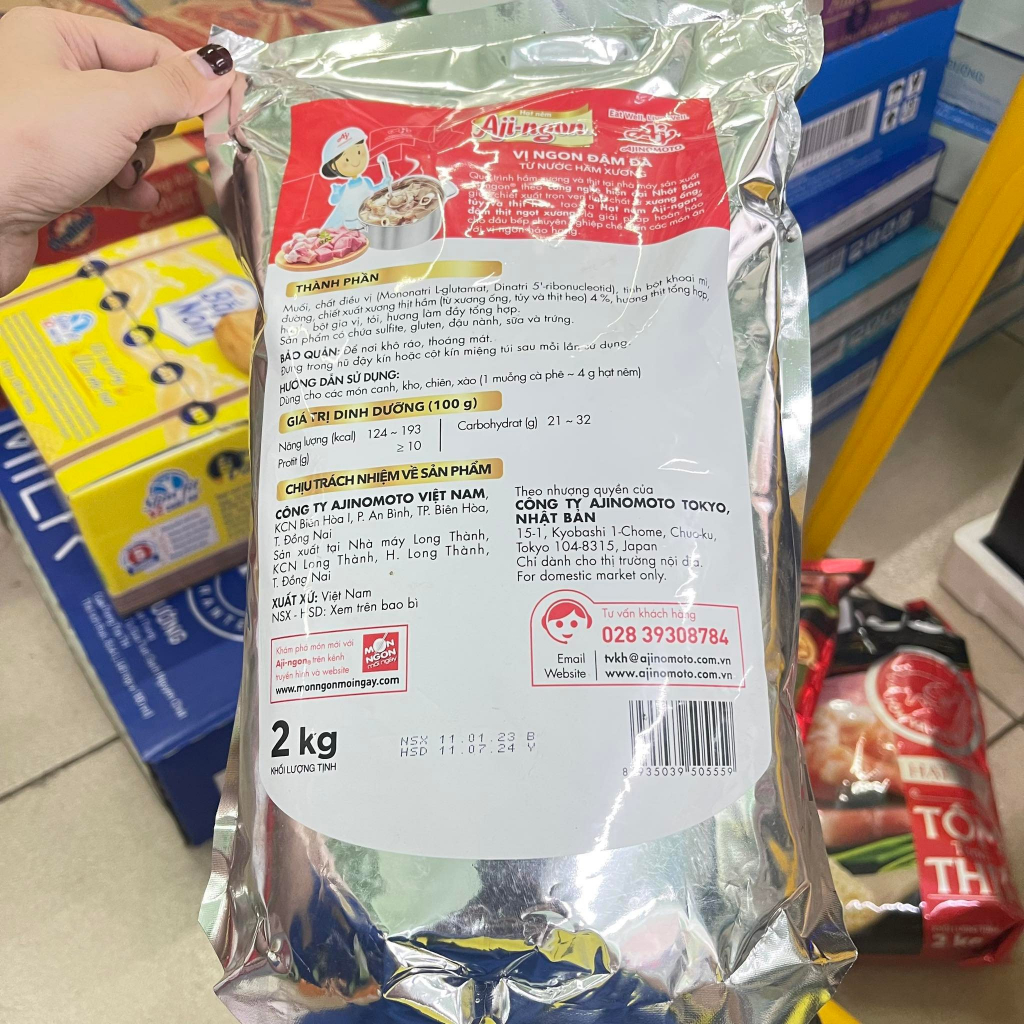 Hạt nêm Aji-ngon gói 2kg