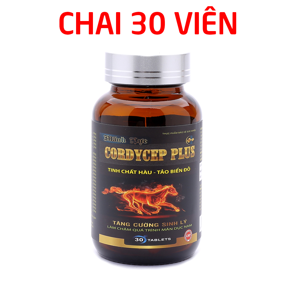 Mãnh lực Cordycep Plus tăng cường sinh lý nam, bổ thận tráng dương