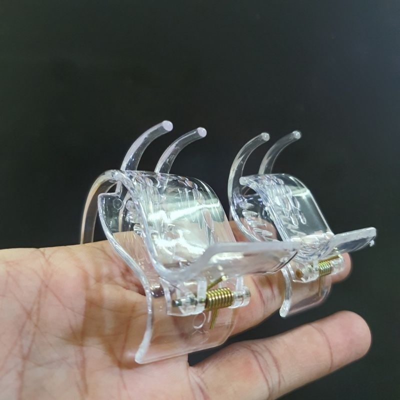 Kẹp Tóc Càng Cua Màu Bóng 5 Răng,3 Răng