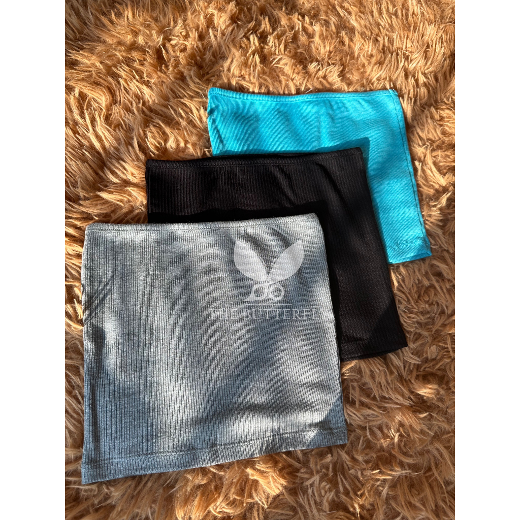 Áo Ống - Áo Quây - TUBETOP  Thun Cotton Lụa Gân Tăm Co Giãn 4 Chiều The Butterfly