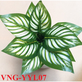 Cây giả trang trí, cây nhựa decor, cây lá môn, cây đuôi công,... (chưa bao gồm chậu)