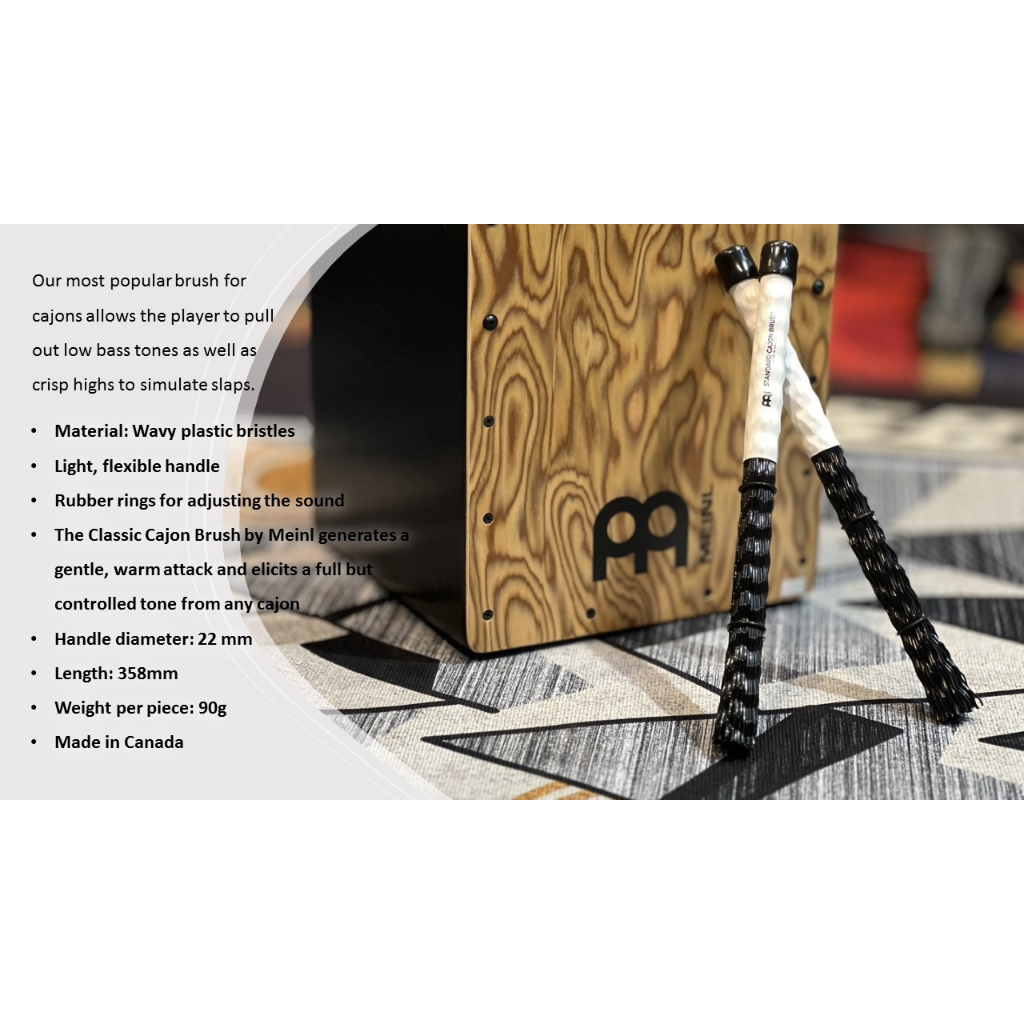 Cặp dùi trống cajon chính hãng Meinl Cajon Brushes SB305