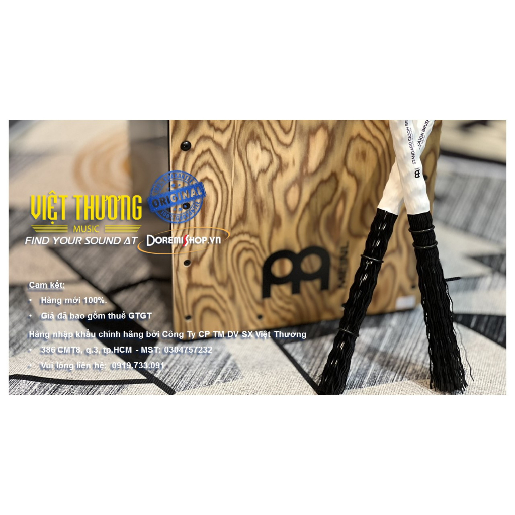 Cặp dùi trống cajon chính hãng Meinl Cajon Brushes SB305