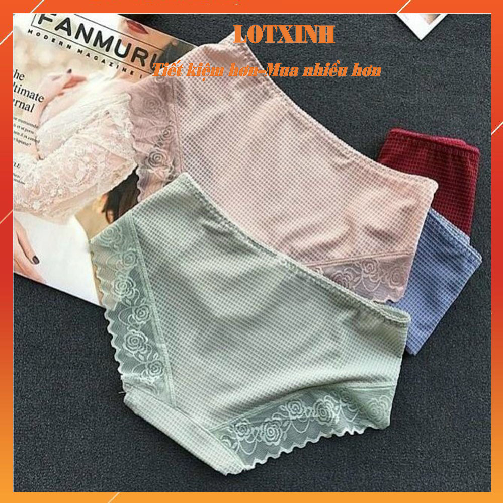 Quần Lót Nữ Thun Lạnh Sex kháng khuẩn tàng hình xuất nhật tôn vòng 3 Cao cấp LOTNU18