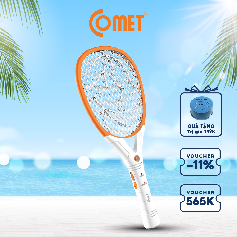 Vợt Muỗi COMET CP045 2 Lớp Lưới Bắt Muỗi Hiệu Quả,Tiện Lợi Khi Sử Dụng