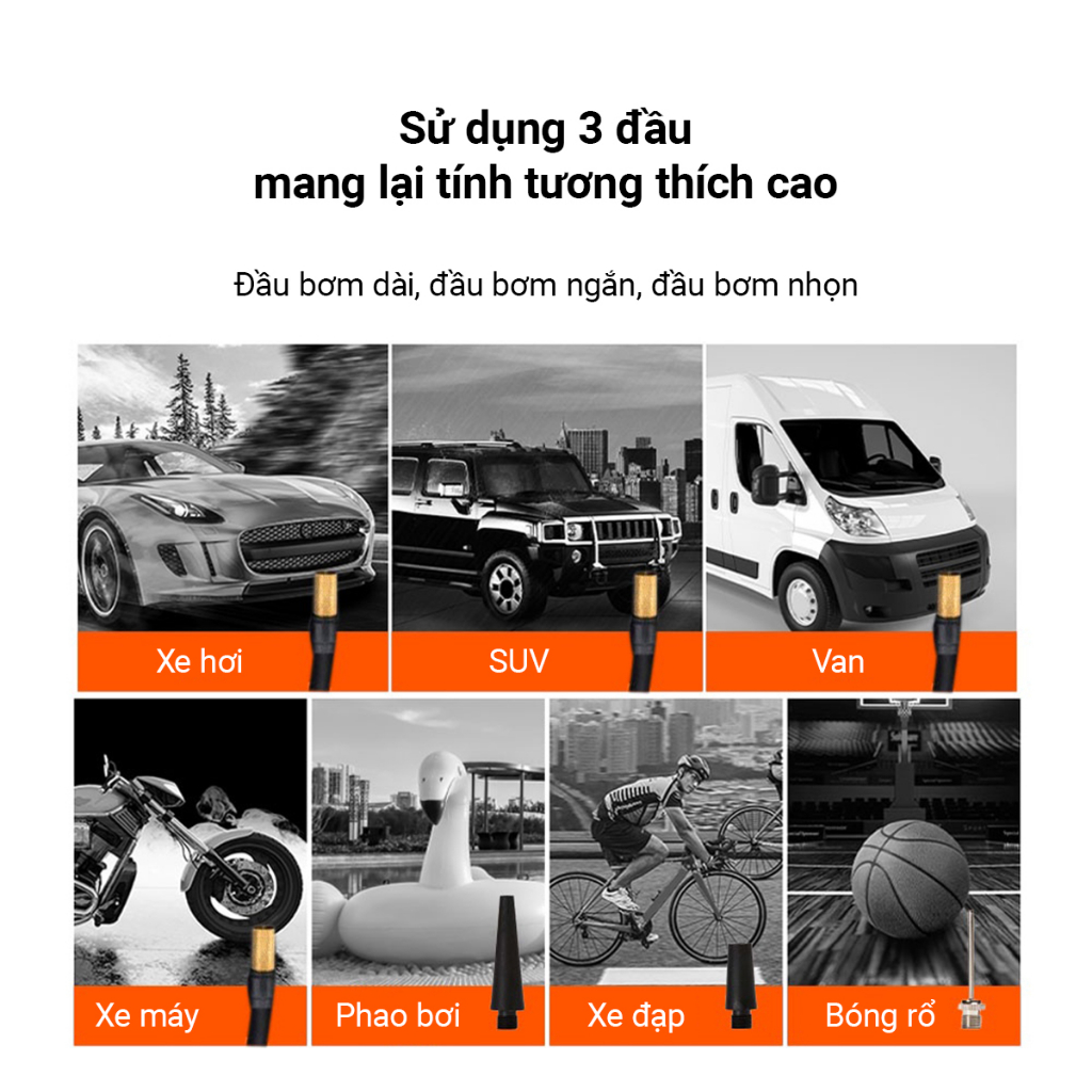 Máy Bơm Lốp Xe Ô Tô 70mai Air Compressor Lite Midrive TP03 TP04-Bản Quốc Tế