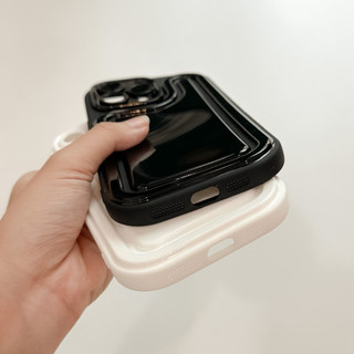 Ốp lưng silicon basic air BLACK/ WHITE C1974 C1975