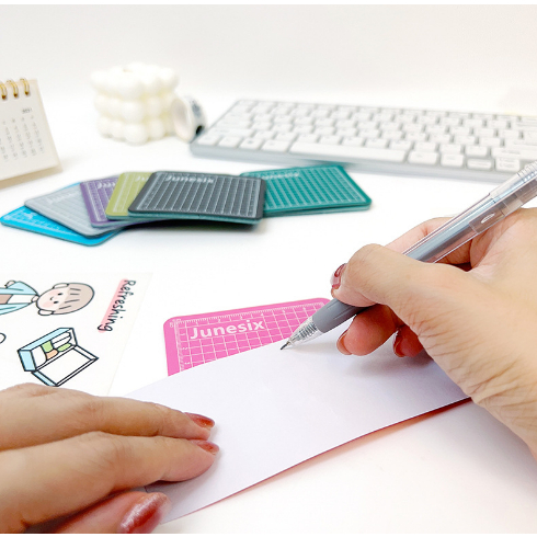 Bảng Kê Cutting Mat Mini 8x8 cm Dùng Kê Cắt, Dán, Rạch Washi Tape Làm Đồ Handmade DIY - Văn Phòng Phẩm Sáng Tạo