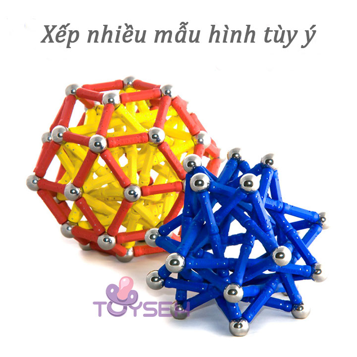 Đồ chơi xếp hình lắp ghép nam châm từ 144 đến 320 chi tiết dành cho bé từ 5 tuổi - Quà tặng sinh nhật cho bé