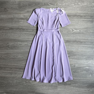 Đầm midi nữ màu tím