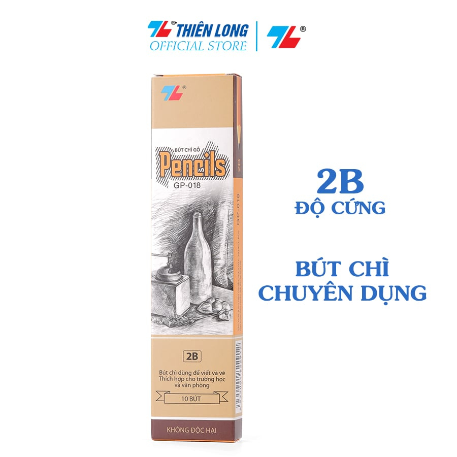 Combo 5-10-15-20 Bút chì gỗ Thiên Long GP-018 phù hợp cho các hoạt động ghi chép, vẽ nháp, học tập