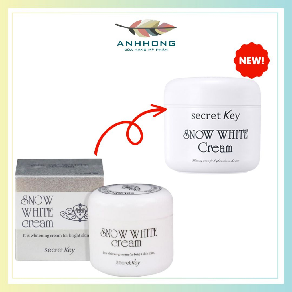 Kem dưỡng trắng da Snow White Cream Secret Key 50g