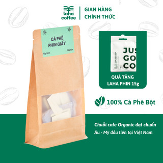 Cà phê phin giấy laha special thượng hạng, tiện lợi dạng bột pha phin laha coffee túi 10 gói * 15gr