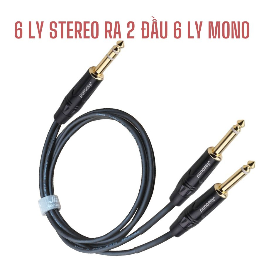 Dây Insert, Dây 6 ly stereo ra 2 đầu 6 ly mono