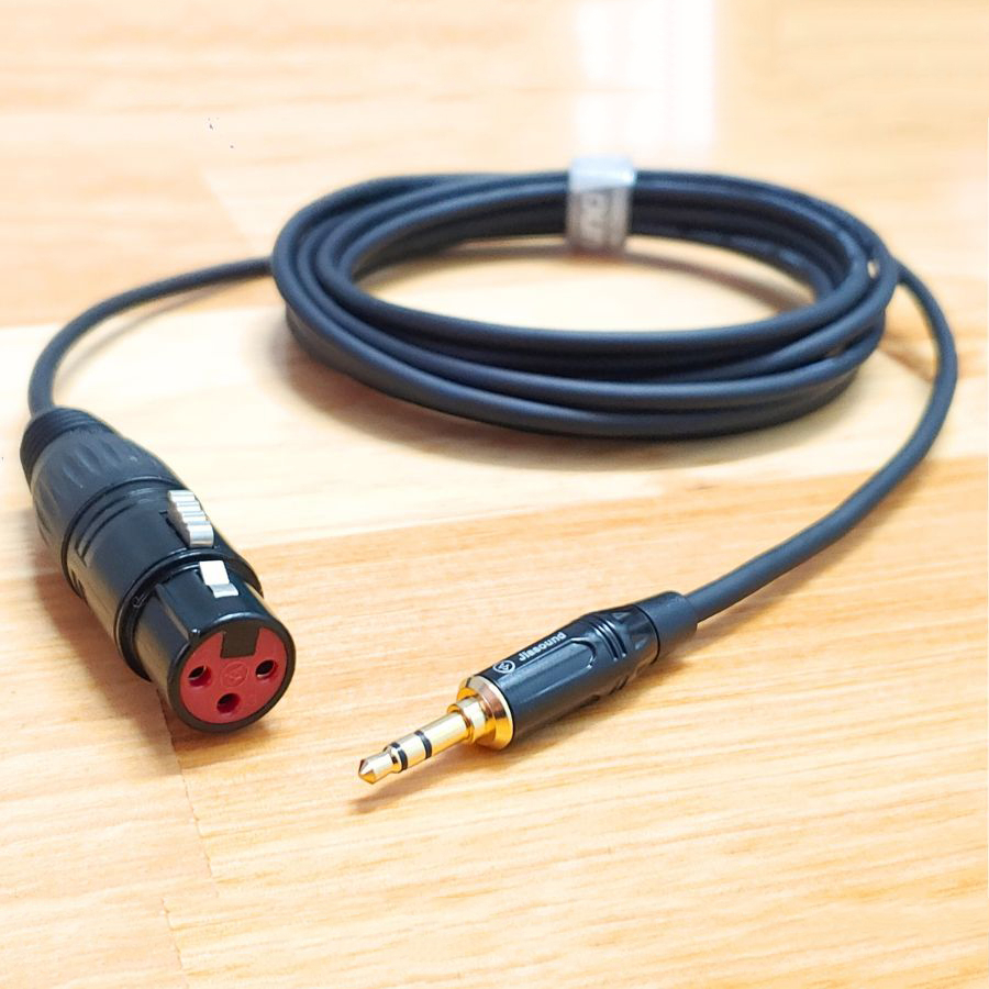 Dây Micro Đầu 3.5, Dây micro canon cái ra 3.5