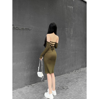 Midi Ôm Đan Lưng 2cm - 3378