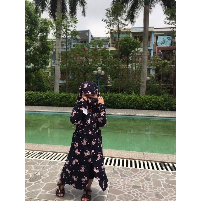 Áo chống nắng toàn thân cho bé 2 lớp vải lanh Nhật thoáng mát hàng đẹp - ao chong nang be toan than 2 lop | BigBuy360 - bigbuy360.vn