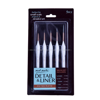 [DA ĐEN -  QUẬN 3] Bộ 5 Cọ Nét Mont Marte BMHS0034