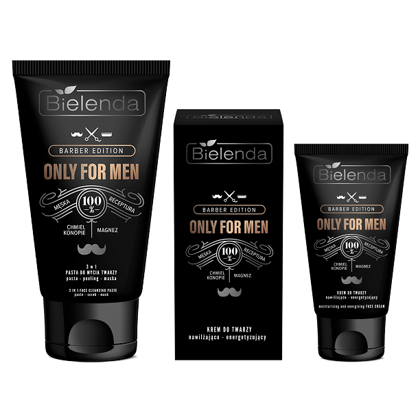 Kem dưỡng Bielenda Only For Men Barber Edition Moisturizing And Energizing Face Cream 50ml dành cho nam giới