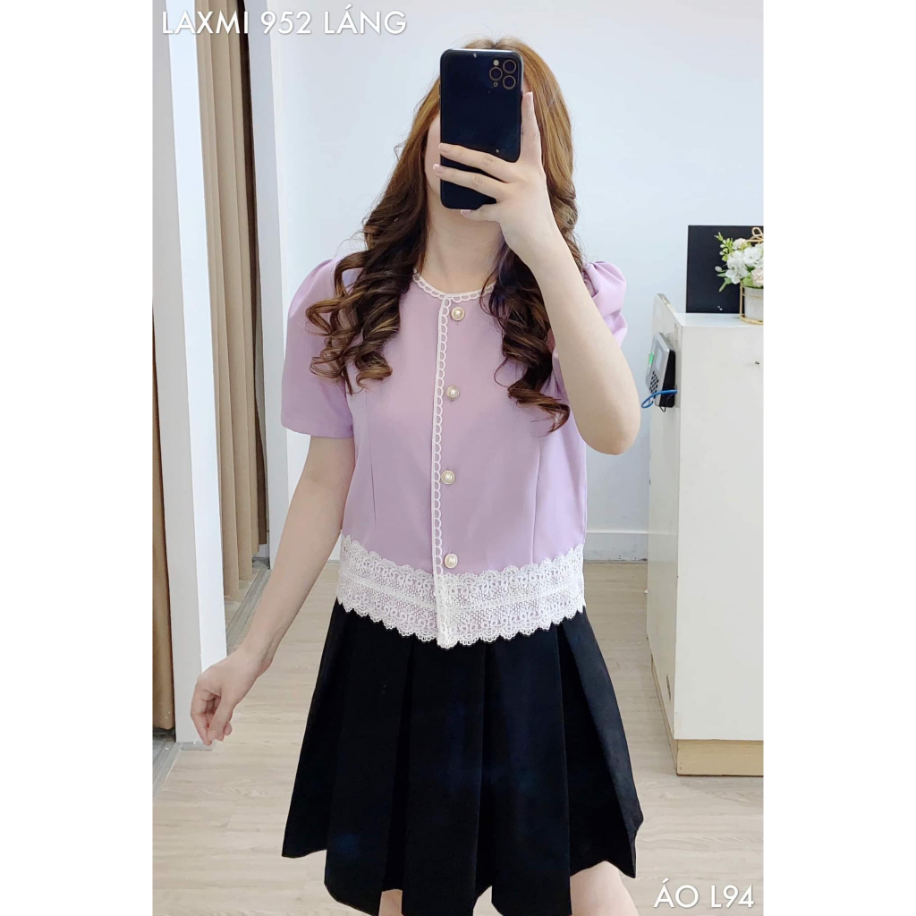 Áo công sở + chân váy sang chảnh, thanh lịch - Laxmi Boutique - L94