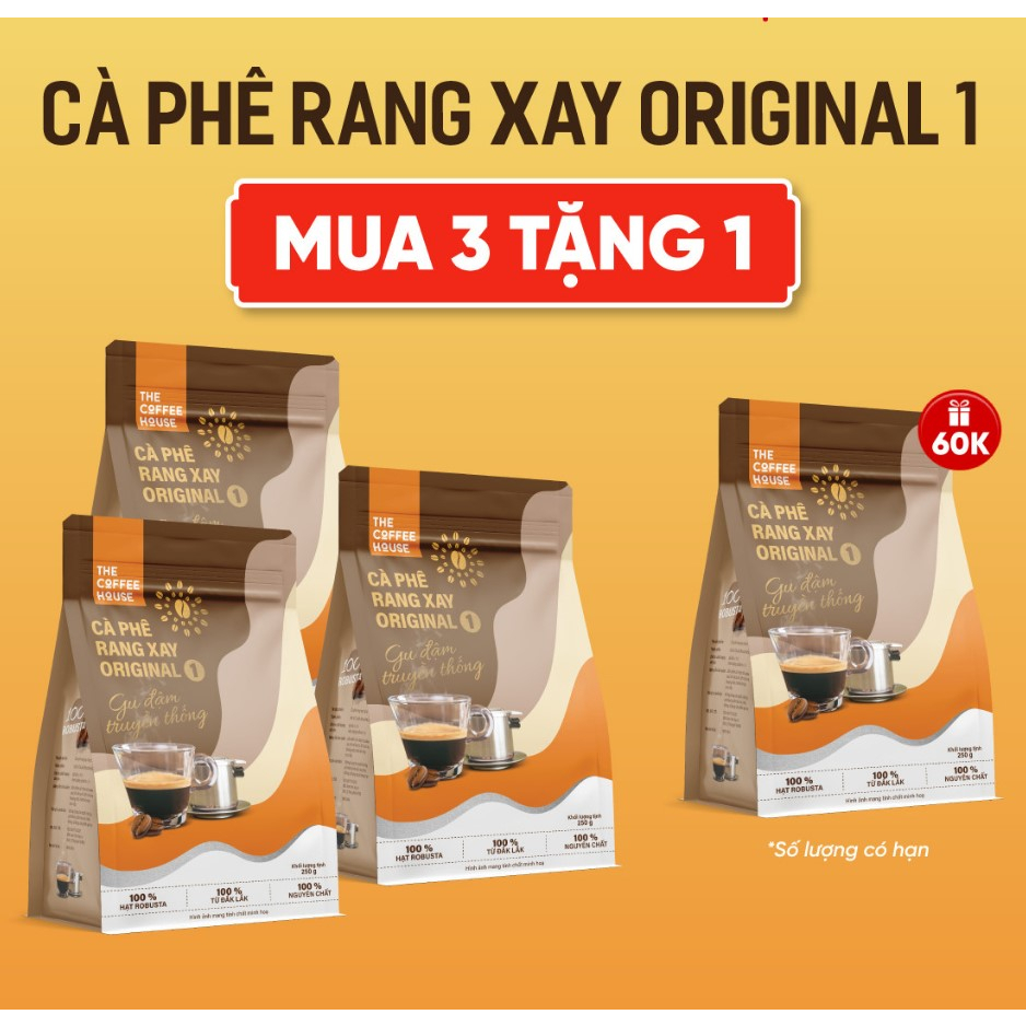 The Coffee House cà phê rang xay Original 1 (gói 250g)