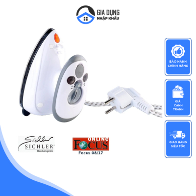 Bàn Là Hơi Nước Mini Cầm Tay Schiler, Bàn Ủi Du Lịch, 3 Mức Nhiệt, Nhỏ Gọn Tiện Mang Đi Công Tác, Nhập Đức, BH 12 Tháng